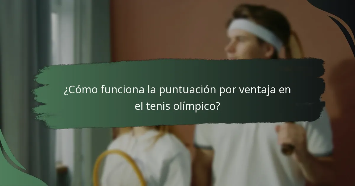 ¿Qué constituye una falta en el tenis olímpico?