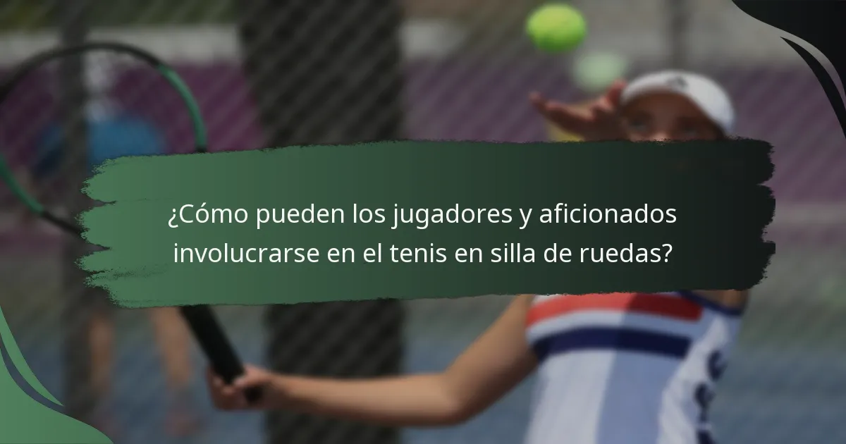 ¿Qué reglas diferencian el tenis en silla de ruedas del tenis convencional?