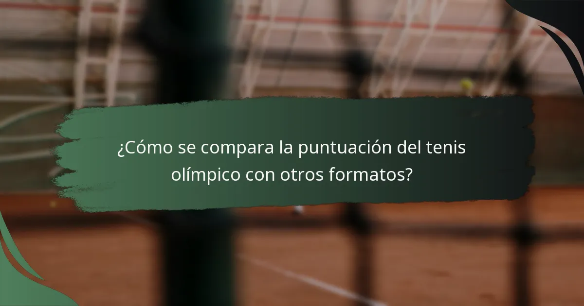 ¿Cómo se rastrean las estadísticas de los partidos en el tenis olímpico?