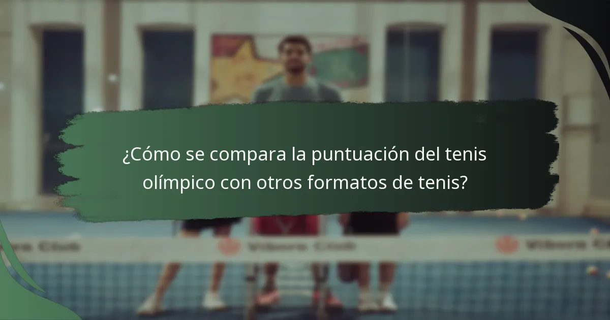 ¿Cuáles son los estándares de precisión para la puntuación y la llamada de líneas en el tenis olímpico?