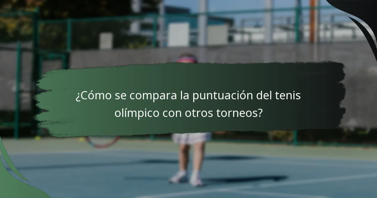 ¿Cómo se resuelven las disputas de puntuación en el tenis olímpico?