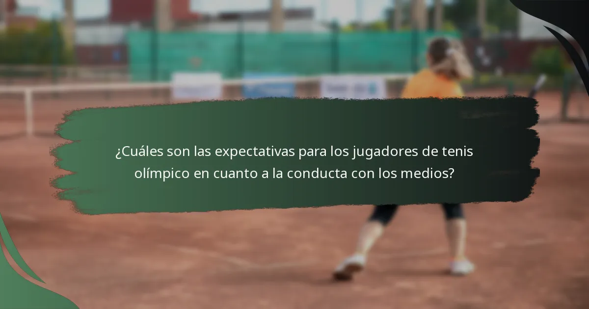 ¿Cómo afecta la imagen pública a las carreras de los jugadores de tenis olímpico?