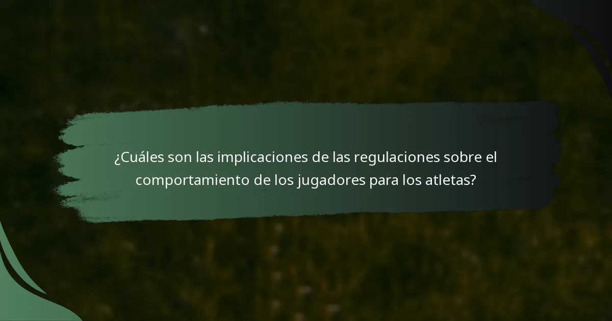 ¿Cómo se aplican las regulaciones sobre el comportamiento de los jugadores en el tenis olímpico?