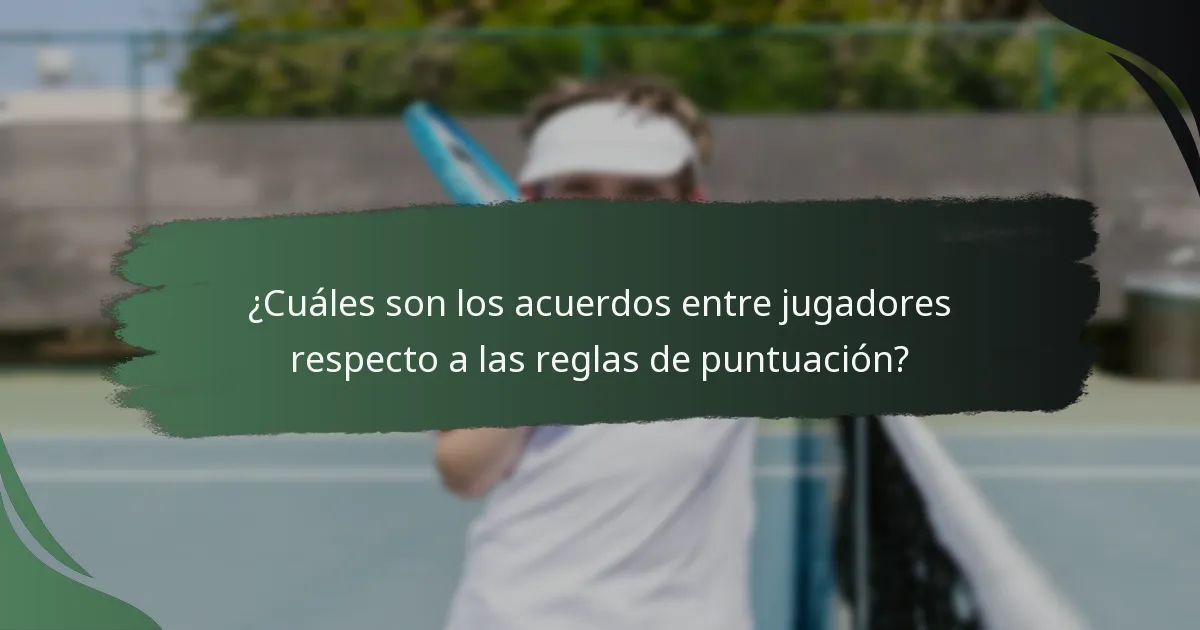 ¿Cómo afectan las reglas de puntuación al rendimiento de los jugadores?